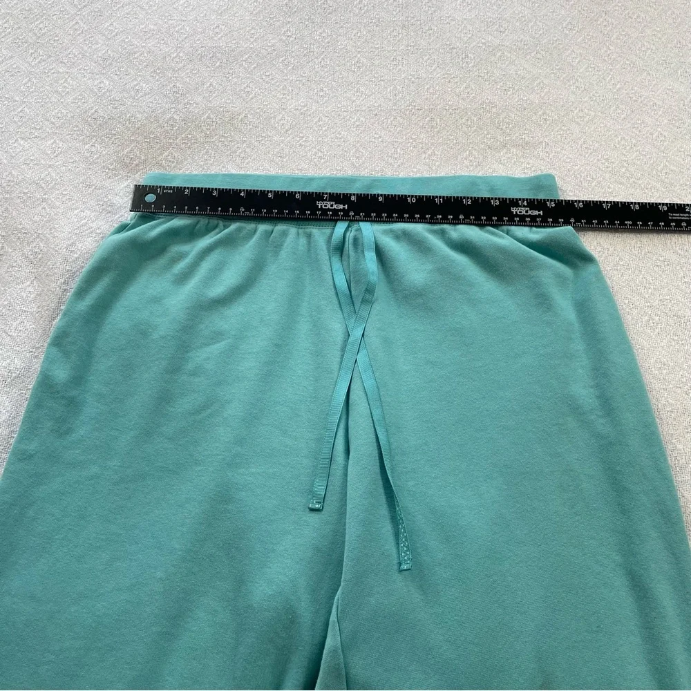 Mountain Lake Teal Women's Top and‎ Bottom Set ~ Size Large Petite~  Casual Set
